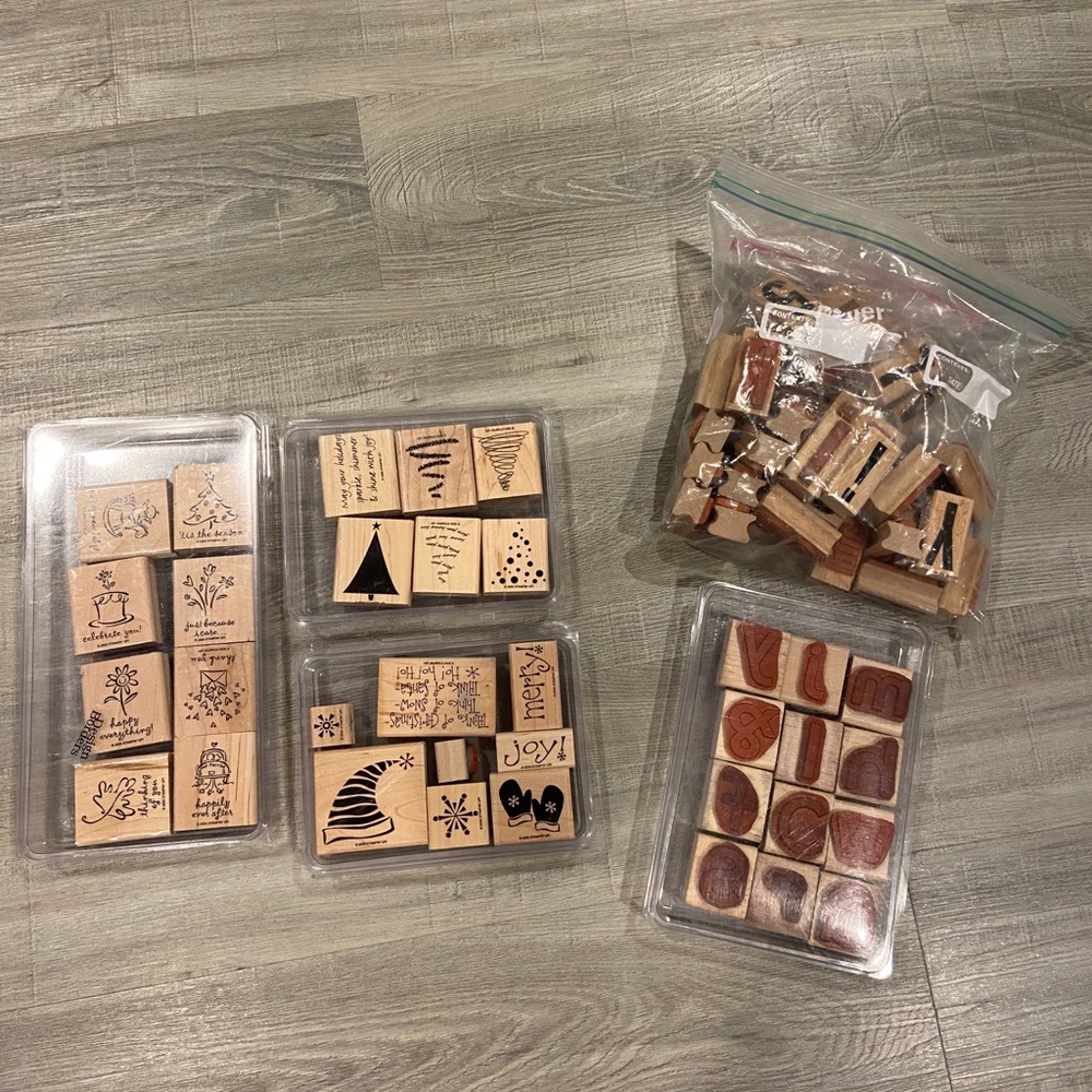 5 sets of Rubber Stamps